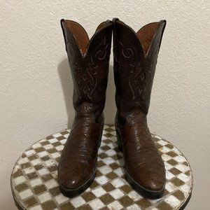 LUCCHESE EXOTIC WEATERN BOOTS 7.5 M